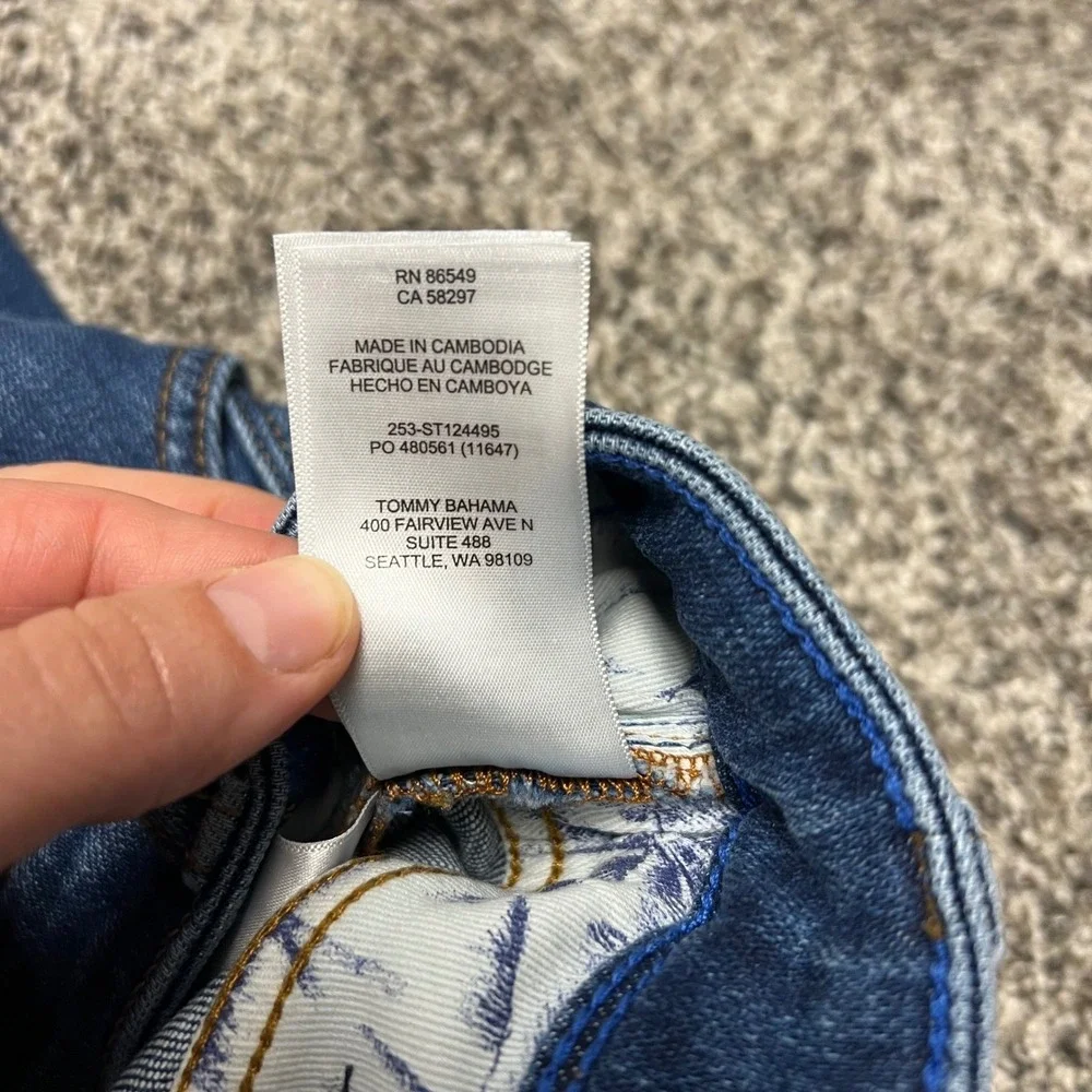 Tommy Bahama Indigo Palms Jeans Mens 30x34 Medium Indigo Wash ST124495 NEW